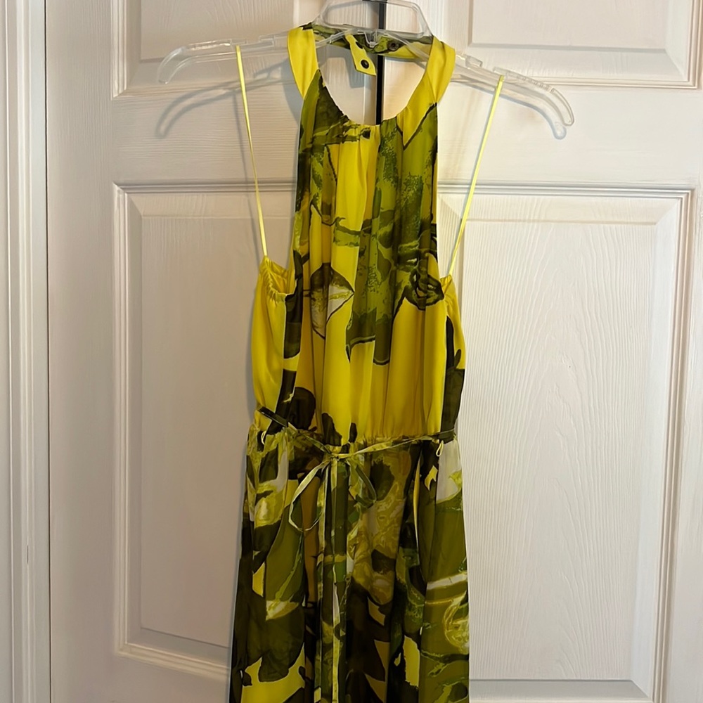 Jessica Simpson halter maxi dress